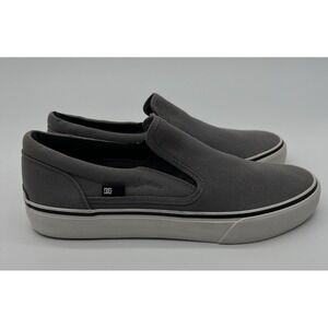 DC Trase Slip-On TX ADYS300184 Mens Black Skate Inspired Sneakers Shoes  US 9